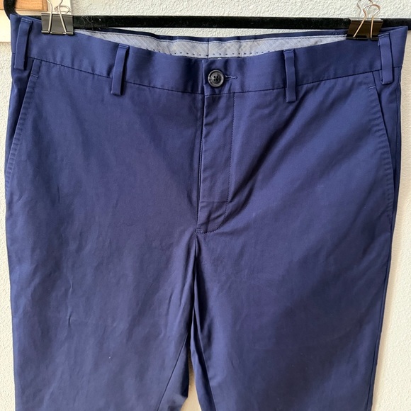Hart Schaffner Marx Men's Deep Blue Chinos - Picture 2 of 10